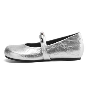 Туфли Мэри Джейн на плоской подошве женские DAPHNE, Black