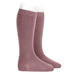 Детские гольфы Condor Basic до колена, размер 9-10, однотонная строчка, для выпускного вечера.