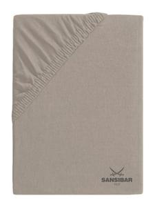 Простыня Sansibar Topper, серо-коричневый