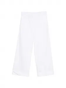 Укороченные брюки на эластичном поясе D.Exterior, белый