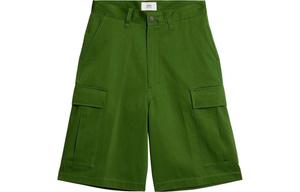 Прямые карго-шорты AMIPARIS, зеленые