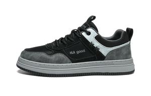 HLA Мужские скейтерские кроссовки мидтоп черно-коричневые песочные, цвет Sand