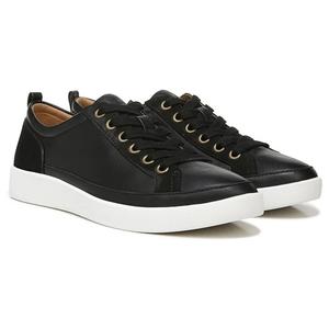 Женские кроссовки Vionic Winny из черной кожи на шнуровке, удобные, модель RHS6541