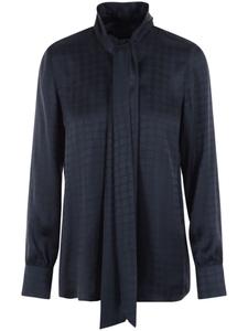 10 CORSO COMO рубашка с завязками на воротнике, синий