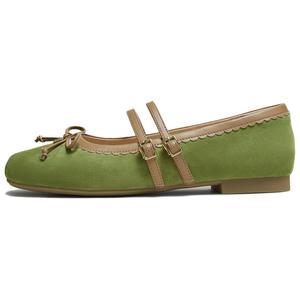 Туфли Mary Jane на массивном каблуке Women's Tata, зеленый/коричневый