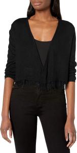 Женский болеро Tommy Hilfiger с кружевным подолом, Black