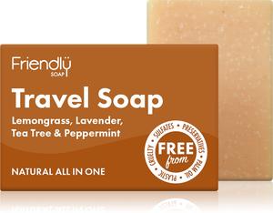 Дорожное мыло для волос и тела, натуральное мыло для тела и волос Friendly Soap, 95 гр