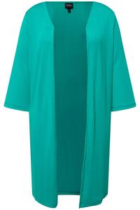 Вязаный кардиган Ulla Popken Knit Cardigan, бирюзовый