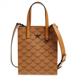 MCM Сумка Aren Artificial Leather Sheet Music Handbag Mini Women's Brown Cognac