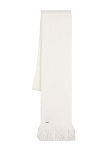 Alanui шарф Finest крупной вязки, белый