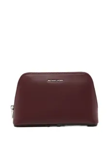 Кожаный дорожный клатч Michael Kors, красный