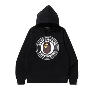 Худи BAPE Busy Works Pullover Hoodie, черный