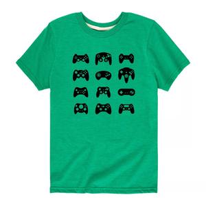Футболка с графическим рисунком игрового контроллера для мальчиков 8–20 лет Licensed Character, зеленый