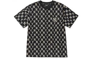 Футболка унисекс черная с логотипом MLB