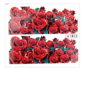 Наклейки для ногтей на водной основе, лист 6,5 х 5,5 см на 10 пальцев № 1613 MollyLac, Molly Lac