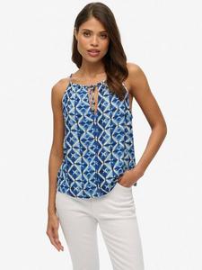 Топ-ками на пляж с геометрическим принтом Superdry, Blue