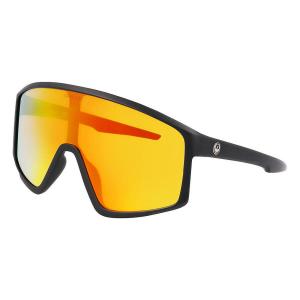 DRAGON Солнцезащитные очки унисекс AMPED – матово-черные/с красными ионизированными линзами Lumalens