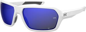 Under Armour мужские Under Armour Men's Ua Recon квадратные солнцезащитные очки, Matte White