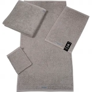 Гостевое полотенце Smart однотонное с рубчатой текстурой и велюровой этикеткой Ross, Flanell