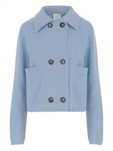 Двубортный кардиган ALLUDE, синий