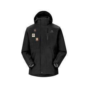 Водонепроницаемая и ветрозащитная куртка для всепогодного использования в горах, городе, путешествиях и поездках на работу CAMEL, phantom черный