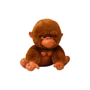 Плюшевая игрушка горилла кукла плюш высота 20см/30см Mr. Toy, коричневый