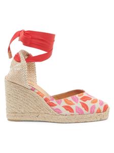 Эспадрильи Chiara Wedge Castañer, цвет Pink Multicolor