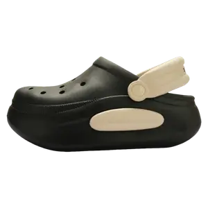 Itsok Садовые клоги женские хаки черные, цвет Khaki Black