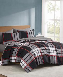 Комплект постельного белья Danbury Plaid, 2 предмета, размер Twin/Twin XL Truly Soft, Black