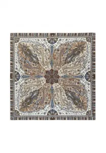 Шарф «мираж» с узором «пейсли» Roeckl, Multi Beige