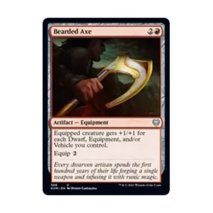 CCG Бородатый топор (U), MTG - Kaldheim