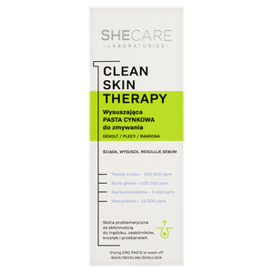 Паста цинковая для сушки белья, 90 г Shecare Clean skin therapy