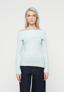 Джемпер VILA VIANNU OFF SHOULDER, Winter Sky/Light Blue