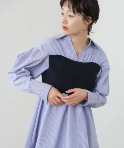 Бюстье с застежкой на молнию