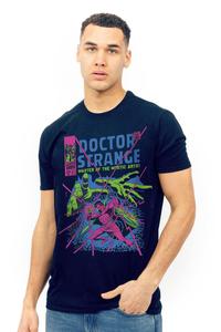 Хлопковая футболка Dr Strange Master Marvel, темно-синий