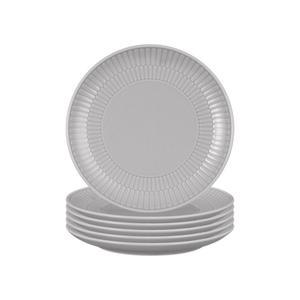 Хлебная тарелка Хлебная тарелка Amina ø 16,3 см, набор из 6 шт. Seltmann Weiden, серебристо-серый