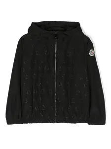 Бомбер Adanna Moncler Enfant, черный