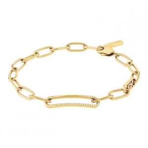 Calvin Klein Золотой браслет из нержавеющей стали для женщин