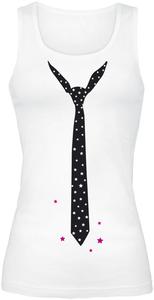 Топ Alkohol & Party Krawatte, белый