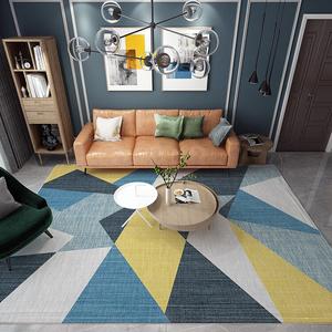 Budis Ковер 120х200 см для гостиной и спальни в скандинавском стиле, полное покрытие, с ковриком для входа