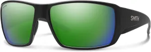 Солнцезащитные очки SMITH Guide's Choice – поляризованные спортивные очки для активного отдыха – для мужчин и женщин, Matte Black + Green Chroma Pop
