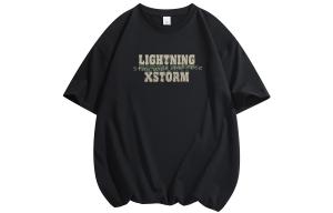 Футболка с короткими рукавами Unisex Lightning X Storm, серая (в комплекте с брендированными шортами)
