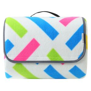 Одеяло для пикника wometo, 200x200 см, синий/зеленый/розовый