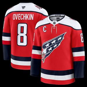 Мужская футболка Alexander Ovechkin красная Washington Capitals Alternate Premium Player Fanatics