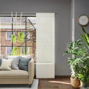 Нейтекс для вас! Раздвижная штора «Libre-ECO», (1 шт.), экологичная, на заказ Neutex For You!, цвет creme