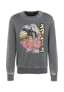 Толстовка Звездные войны Империя наносит ответный удар ретро at-at в неподвластном времени дизайне Re:Covered, серый