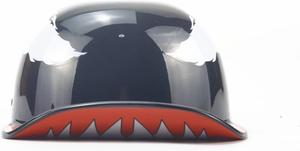 Шлем мотоциклетный ZGFHTY с принтом, черный