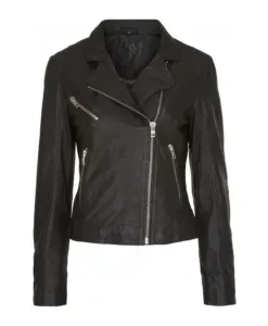 Байкерская куртка с большими молниями Notyz, черный