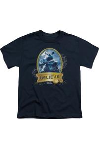 Футболка Polar Express True Believer с коротким рукавом для детей Gildan, темно-синий