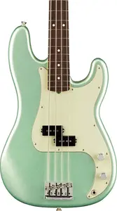 Бас-гитара Fender American Professional II Precision. Гриф из розового дерева, Mystic Surf Green